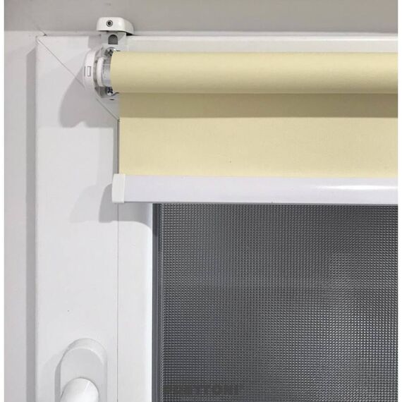 Set Cleme De Prindere Universale Pentru Rulouri, metalic, alb, 2 buc