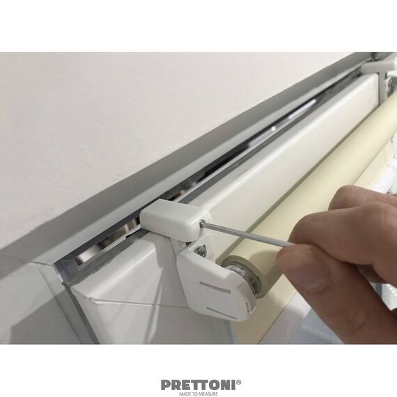 Set Cleme De Prindere Universale Pentru Rulouri, metalic, alb, 2 buc